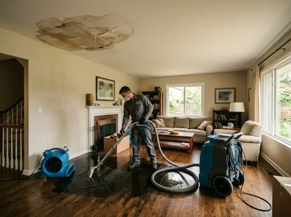 attic-pipe-burst-ceiling-drip-008 — frequently asked questions, Water Damage Restoration & Carpet Care in McGovern, PA